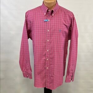 Ralph Lauren Long Sleeve Button Down Collar Shirt.  L